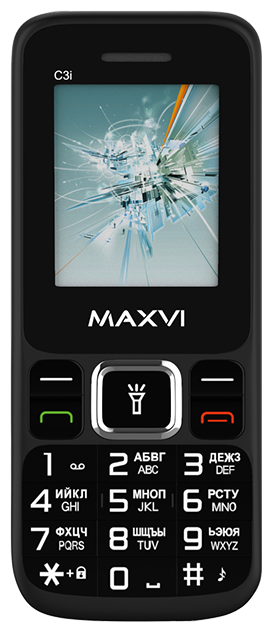 Мобильный телефон Телефон Maxvi C3i black