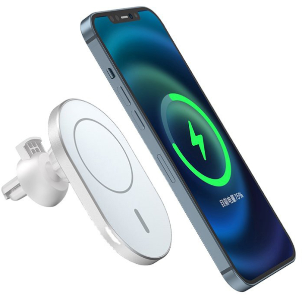 Купить Автодержатель с беспроводной зарядкой Wiwu Magnetic Wireless Charger Car CH-306 (White)