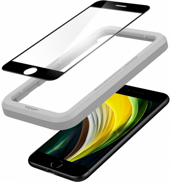 Купить Защитное стекло Spigen Align Master FC (AGL01294) для iPhone 7/8/SE (Black)