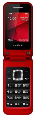 Купить Мобильный телефон teXet TM-304 Red