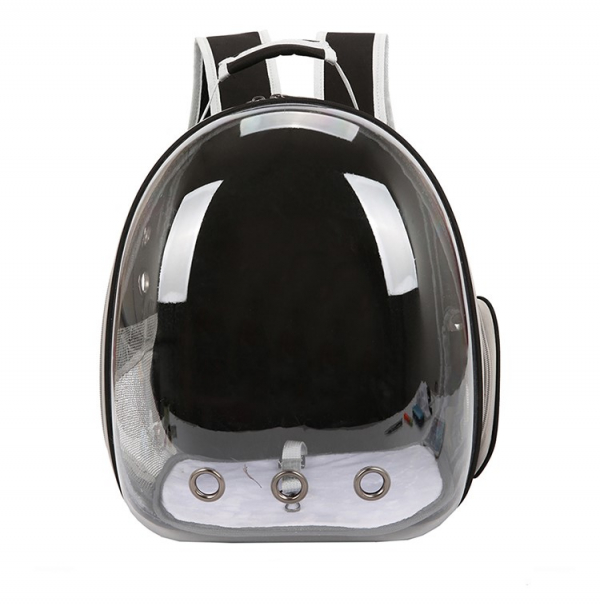 Купить Рюкзак-переноска Рюкзак для переноски животных Petsy transparent (черный)