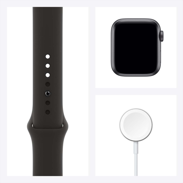 Купить Смарт-часы Apple Watch SE 40mm Space Gray Aluminum Case with Black Sport Band (MYDP2RU/A)