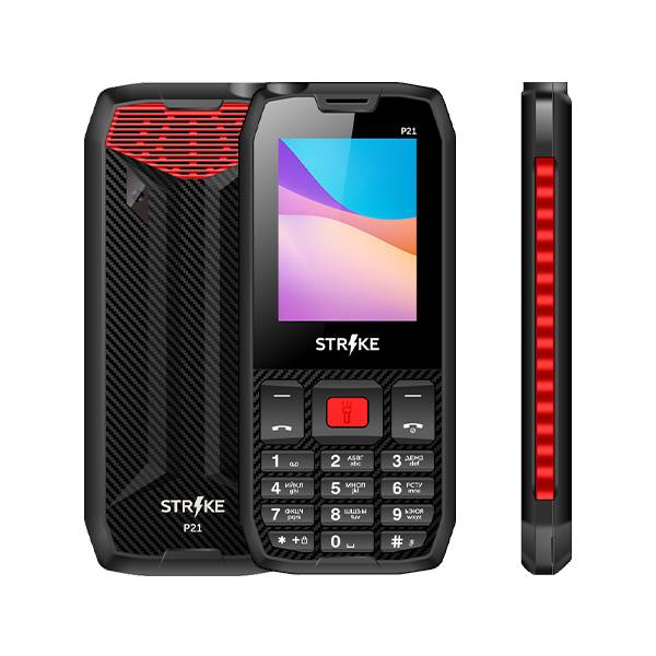Купить Мобильный телефон Strike P21 Black-Red