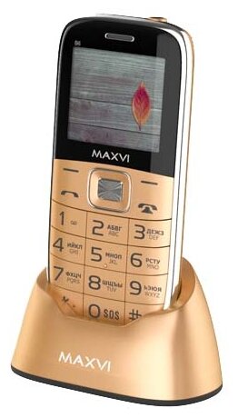 Купить Мобильный телефон MAXVI B6 Gold
