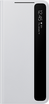 Купить Чехол-книжка Samsung Smart Clear View Cover для Galaxy S21 Ultra, светло-серый (EF-ZG998CJEGRU)