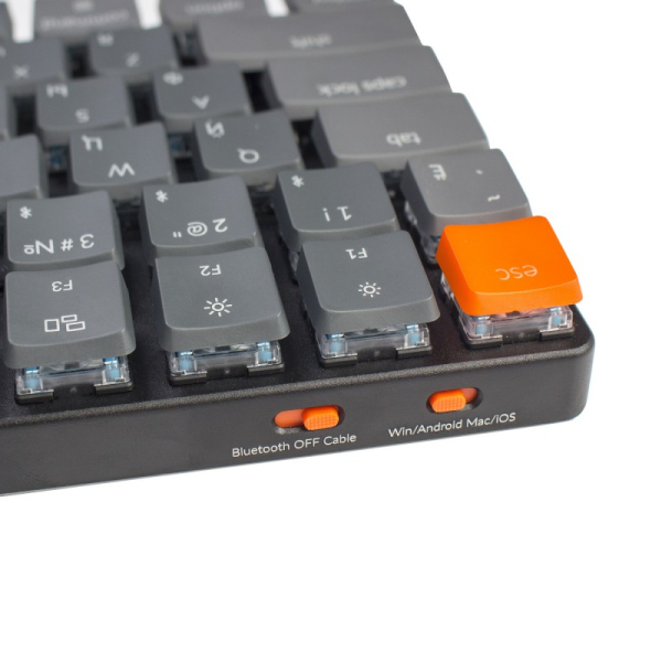 Купить Беспроводная механическая ультратонкая клавиатура Keychron K3, 84 клавиши, RGB подсветка, Brown Switch