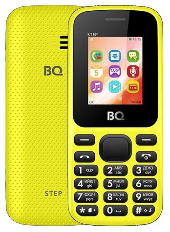 Купить Мобильный телефон BQ-1805 Step Yellow