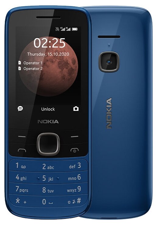 Купить Мобильный телефон Телефон Nokia 225 4G Dual Sim Blue