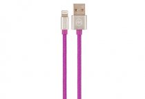 Купить Кабель Maxco Lightning на USB 1м фиолетовый
