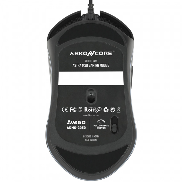 Купить Мышь игровая Abkoncore ASTRA AM30, черная (ABAAM30)