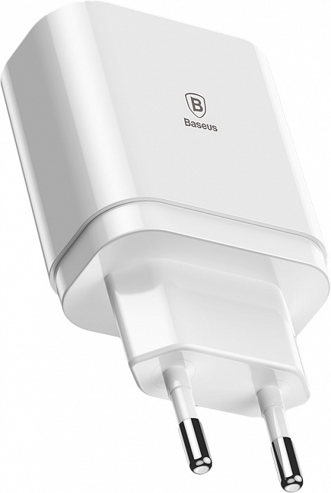 Купить Зарядное устройство Baseus Mirror Lake Intelligent Digital Display 3USB Travel Charger 3.4A White