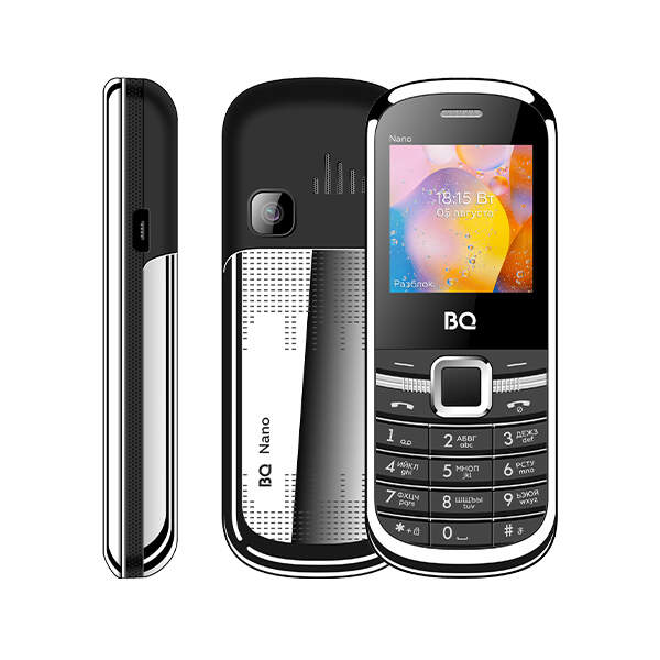 Купить Мобильный телефон BQ 1415 Nano Black+silver