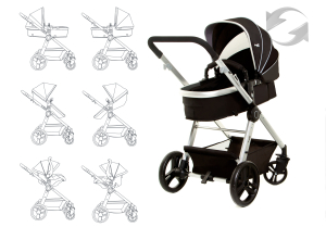 Купить Детская коляска 2 в 1 Ramili Baby Lite