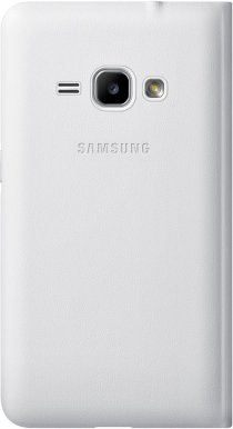 Купить Чехол Samsung EF-WJ120WEGRU Flip Wallet Galaxy J1 2016 белый