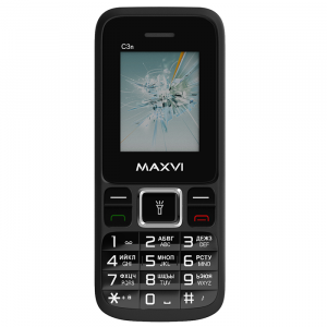 Купить Телефон MAXVI C3n black