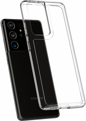 Купить Чехол Spigen Ultra Hybrid (ACS02351) для Samsung Galaxy S21 Ultra (Clear)