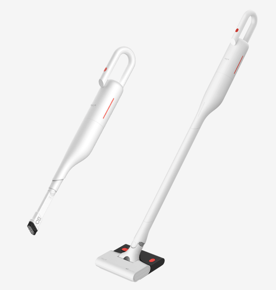 Купить Пылесос deerma Vacuum Cleaner VC01 Max White, 100W, Dust tank capacity: 0.6L, Battery capacity: 2500 mAh, Working time: 45min (on turbo mode: 20min), Charging time: 4.5h, Filter type: HEPA