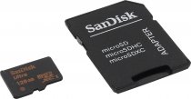 Купить Карта памяти Micro SDXC Sandisk+переходник SDSQUNC-128G-GN6MA