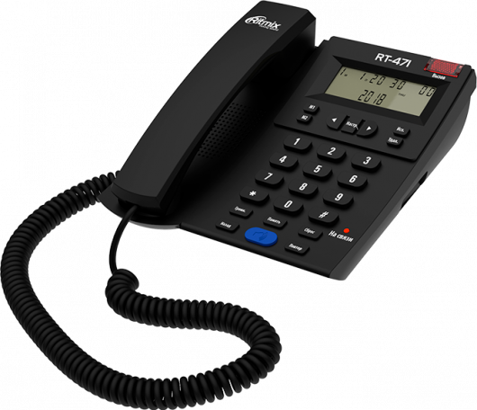 Купить Проводной телефон RITMIX RT-471 black