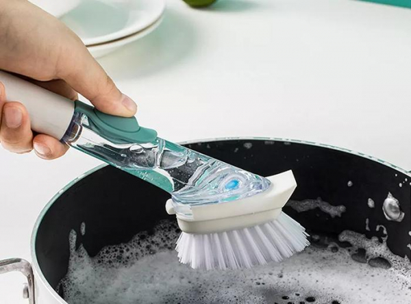 Купить Щетка для мытья посуды Jordan & Judy Handled Pot Brush (White)