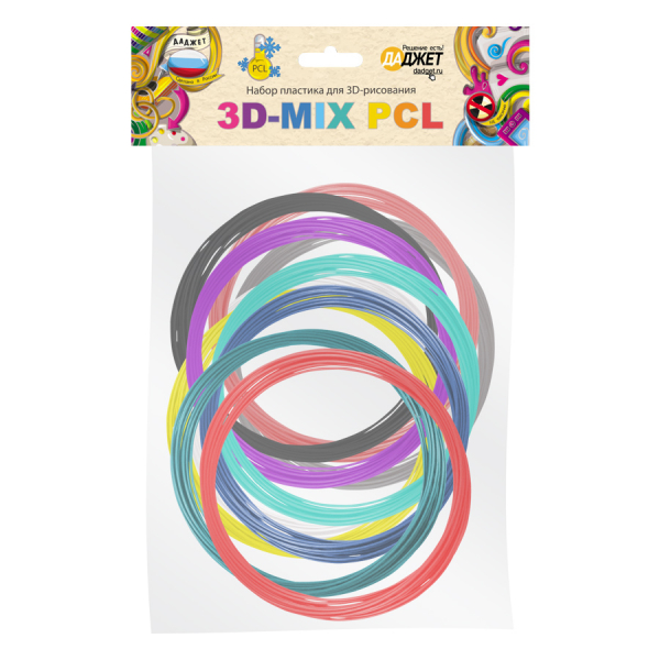 Купить Набор для 3D-рисования Набор пластика для 3D-рисования 3D-Mix PCL