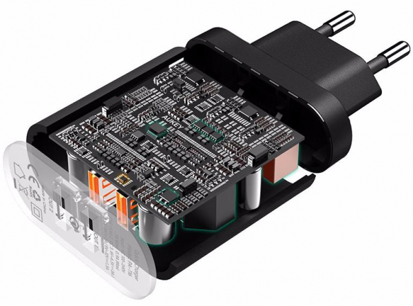 Купить Сетевое зарядное устройство Aukey, 2порта, Qualcomm Quick Charge 3.0, (ритейл) черное