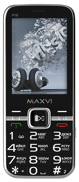 Купить Мобильный телефон Maxvi P18 black