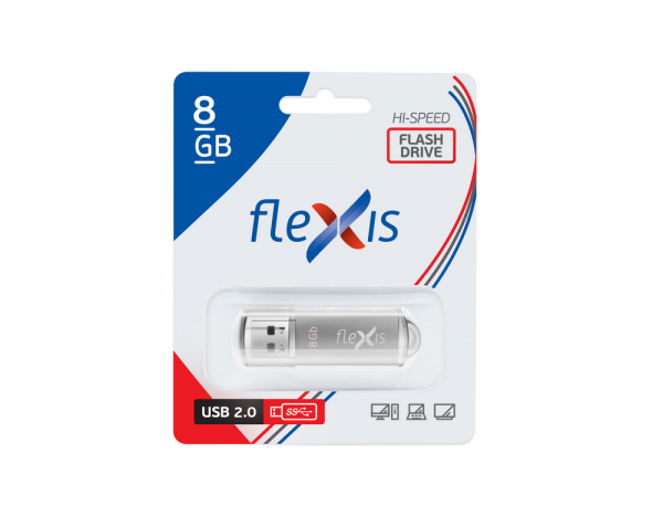Купить Флеш диск Flexis RB-108, 8 Гб, USB 2.0