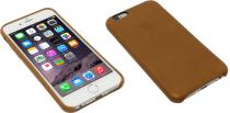 Купить Чехол кожаный для Apple IPHONE 6s Leather Case Saddle Brown (телесный) (MKXT2ZM/A)