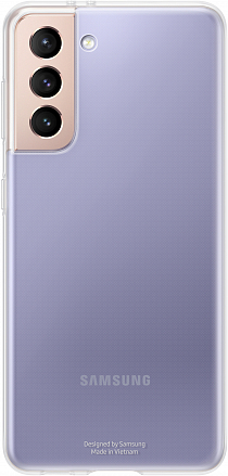 Купить Чехол-накладка Samsung Clear Cover для Galaxy S21, прозрачный (EF-QG991TTEGRU)