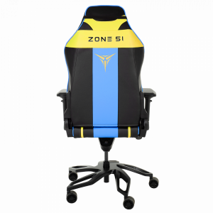 Кресло компьютерное игровое ZONE 51 Cyberpunk YB Yellow-blue