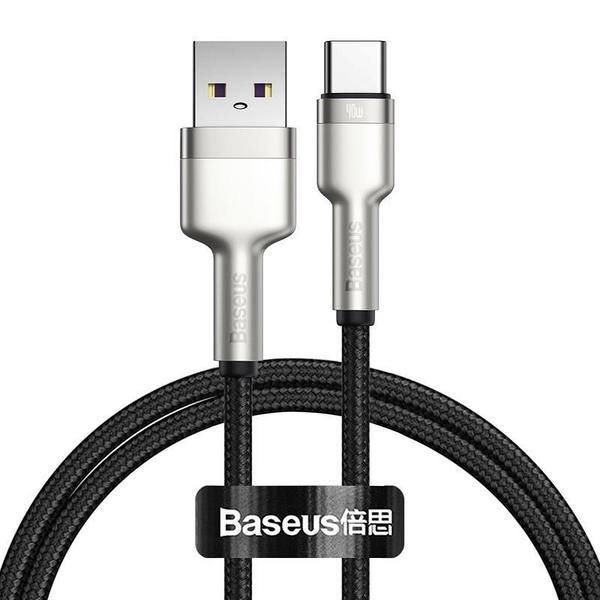 Купить Кабель Baseus Cafule Series Metal (CATJK-A01) USB/USB-C 40W 1m (Black)