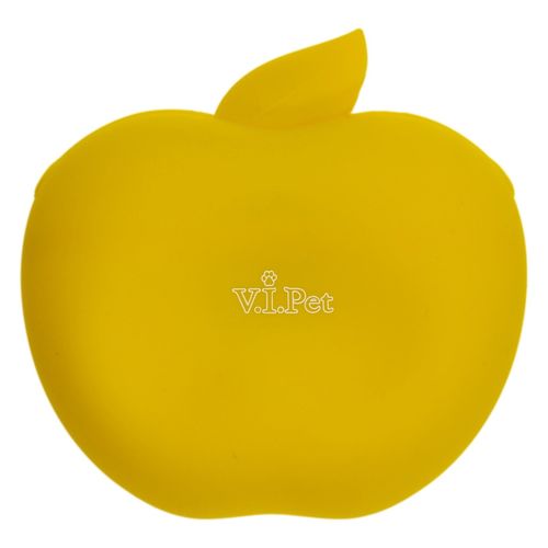 Купить Сумочка для лакомств силиконовая в форме яблока с магнитным замком (ЖЕЛТАЯ) 21010