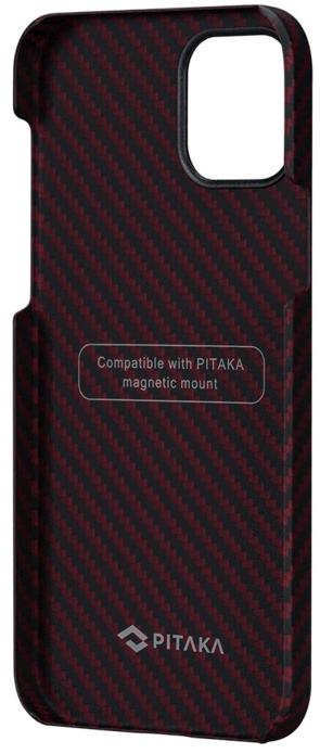 Купить Чехол Pitaka MagEZ (KI1203P) для iPhone 12 Pro (Black/Red) 1178302