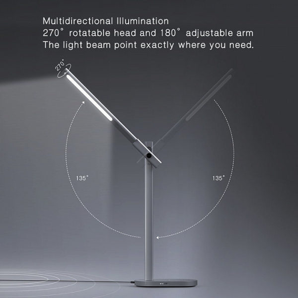Купить Лампа Momax Q.LED Desk lamp with wireless charging bas (с адаптером)