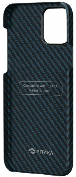 Купить Чехол Pitaka MagEZ (KI1208P) для iPhone 12 Pro (Black/Blue) 1178297