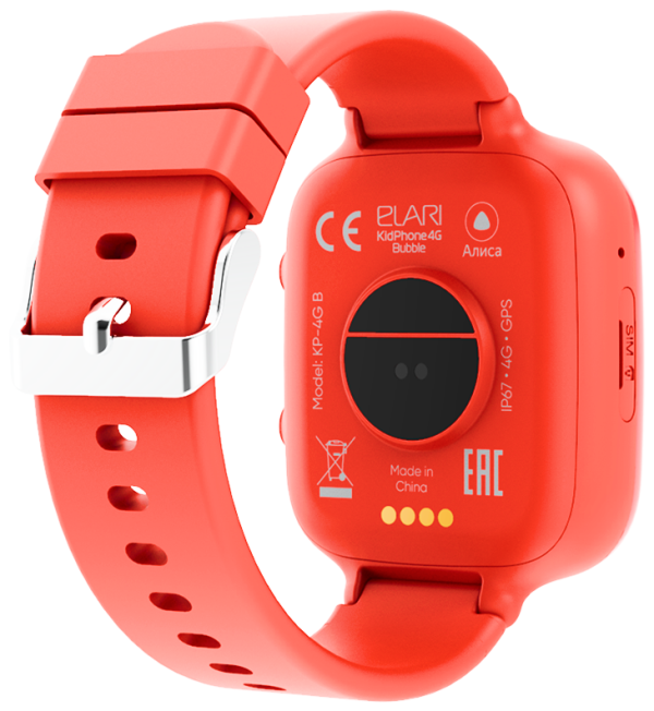 Купить Детские умные часы ELARI KidPhone 4G Bubble Red