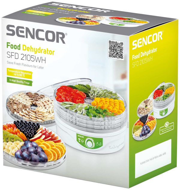 Купить Сушилка для овощей Sencor SFD 2105WH