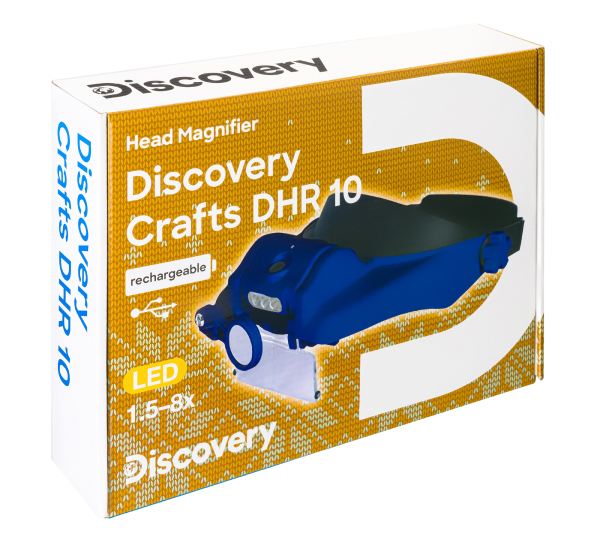 Купить Лупа налобная с аккумулятором Discovery Crafts DHR 10