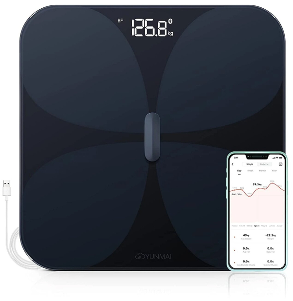 Купить Напольные весы Xiaomi YUNMAI Smart Scale Pro M1806GL black