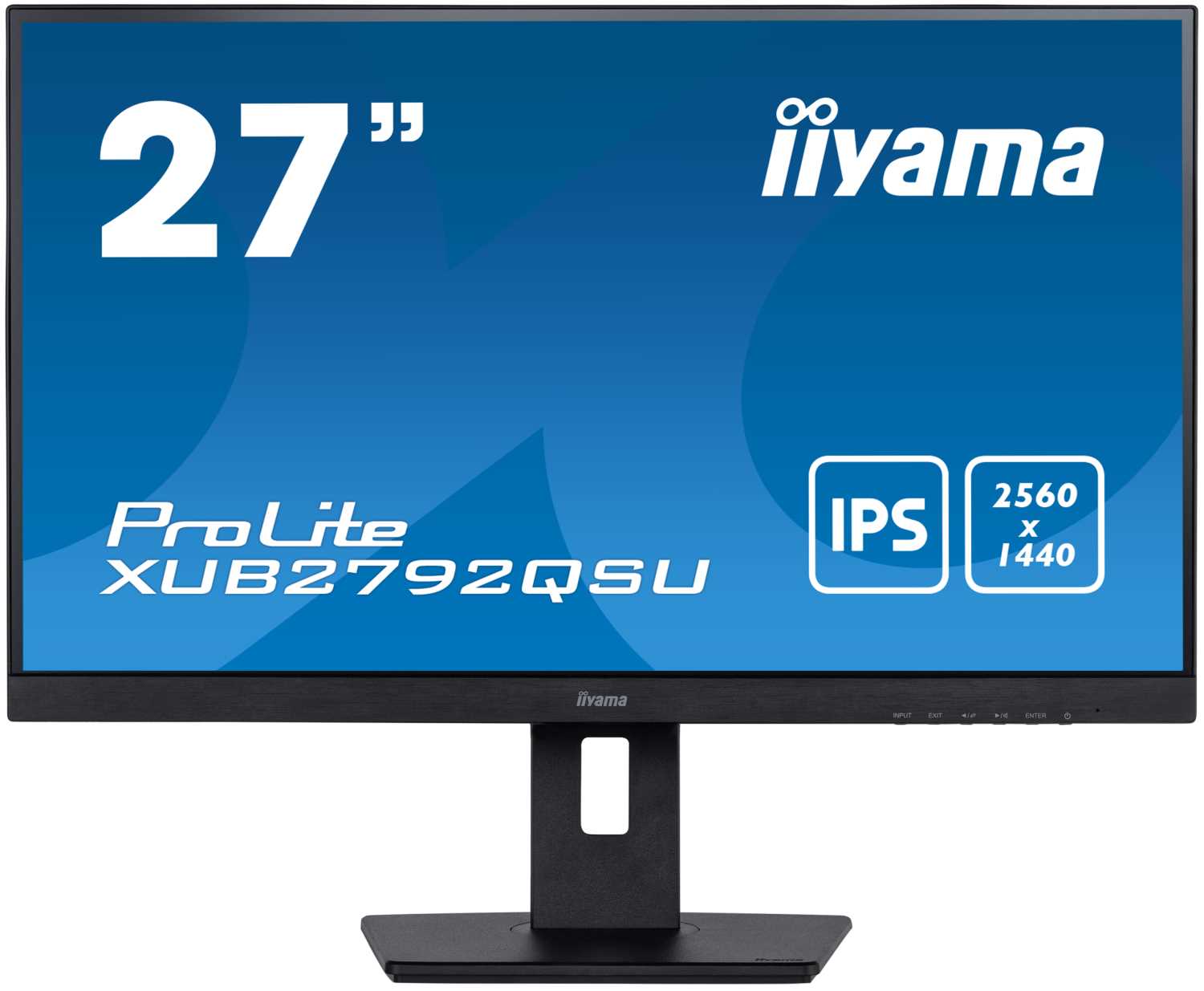 Купить Монитор LCD 27’’ IPS panel, 2560 x 1440, 350 cd/m, 5ms, HDMI, DisplayPort, Speakers, USB-HUB 2x 3.0
