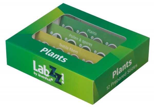 Купить Набор микропрепаратов Levenhuk LabZZ P12, растения