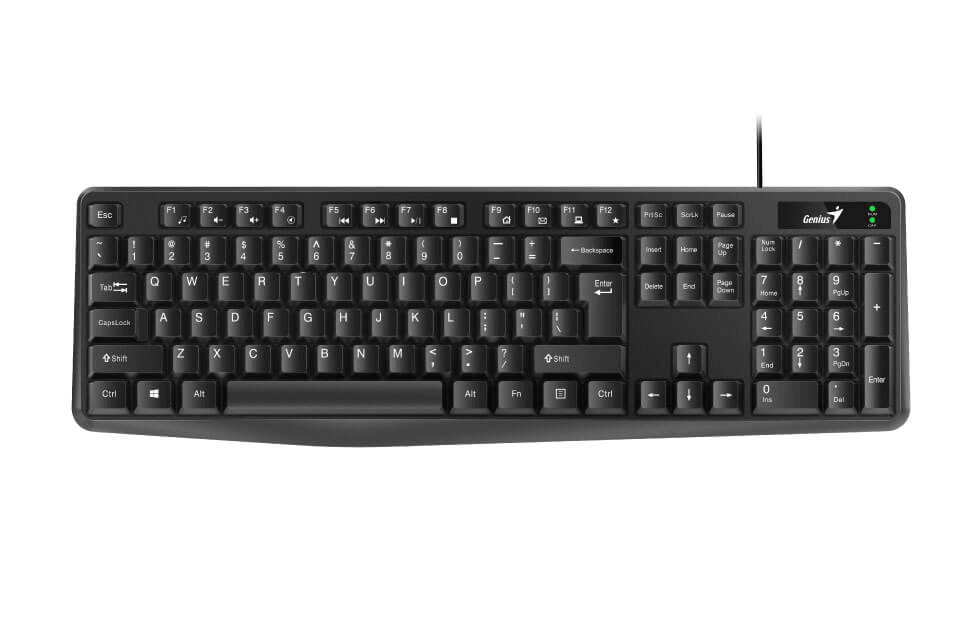 Купить Клавиатура Genius KB-117,RU,USB,Black,1,8 м