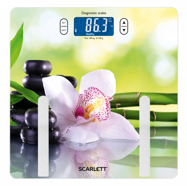 Купить Весы напольные Scarlett SC-BS33ED10 SPA orchid
