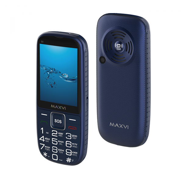 Телефон MAXVI B9 blue
