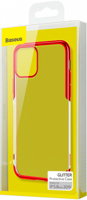 Купить Чехол Baseus Glitter (WIAPIPH58S-DW09) для iPhone 11 Pro (Red) 1077638