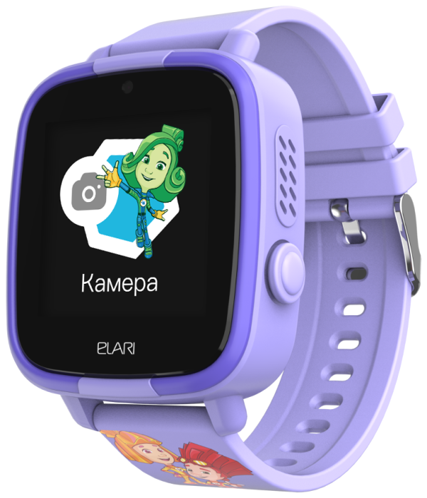 Купить Умныe часы Детские умные часы ELARI FixiTime Fun, фиолетовый
