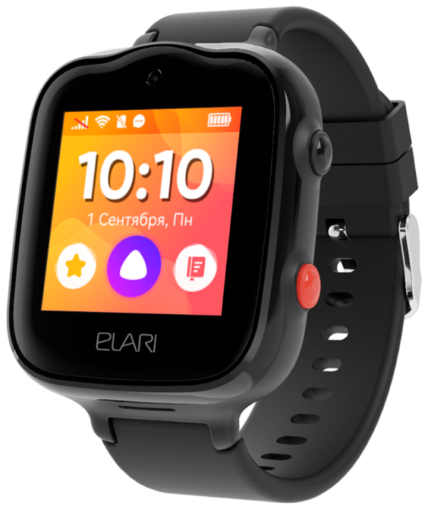 Купить Умныe часы Детские умные часы ELARI KidPhone 4G Bubble Black