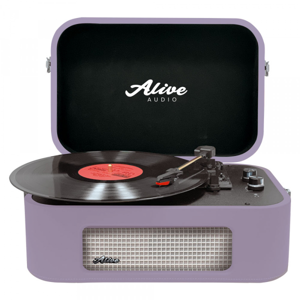 Купить Виниловый проигрыватель Alive Audio STORIES Lilac c Bluetooth (AASTR06ll)