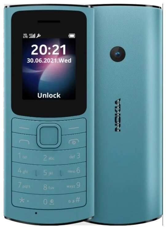 Купить Мобильный телефон Телефон Nokia 110 4G DS (2021) Aqua